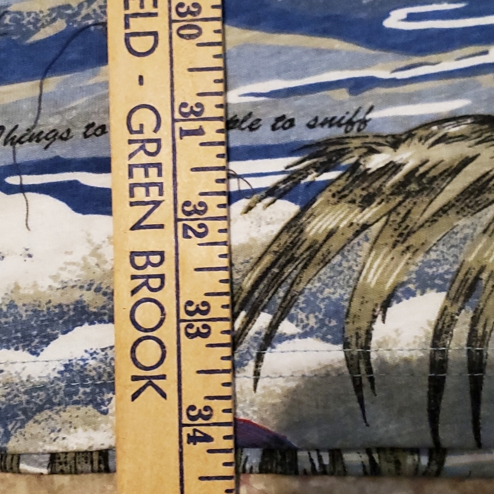 Vintage Big Dogs Hawaiian Airplane Button Up Shirt Sz 4X Aloha Vacation Cruise - Picture 5 of 8